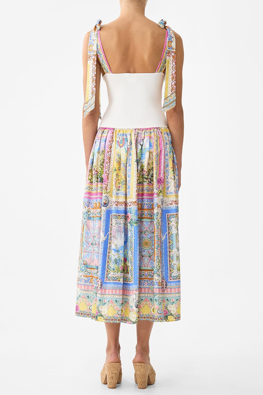 Bodice Splice Midi Dress - Image 6