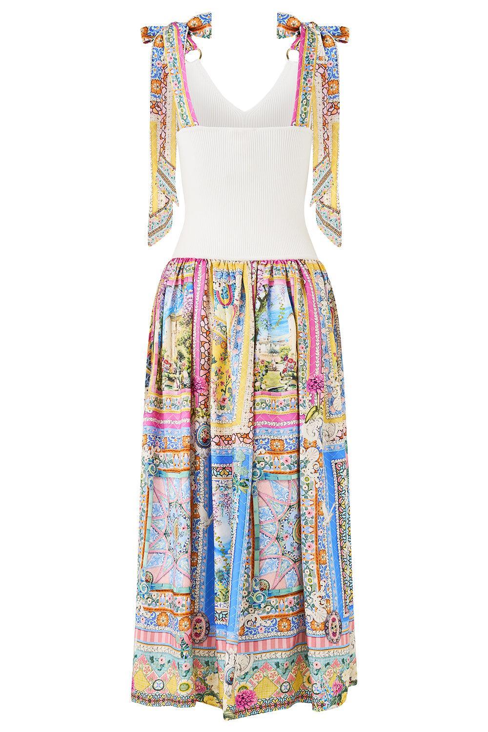 Bodice Splice Midi Dress - Image 7