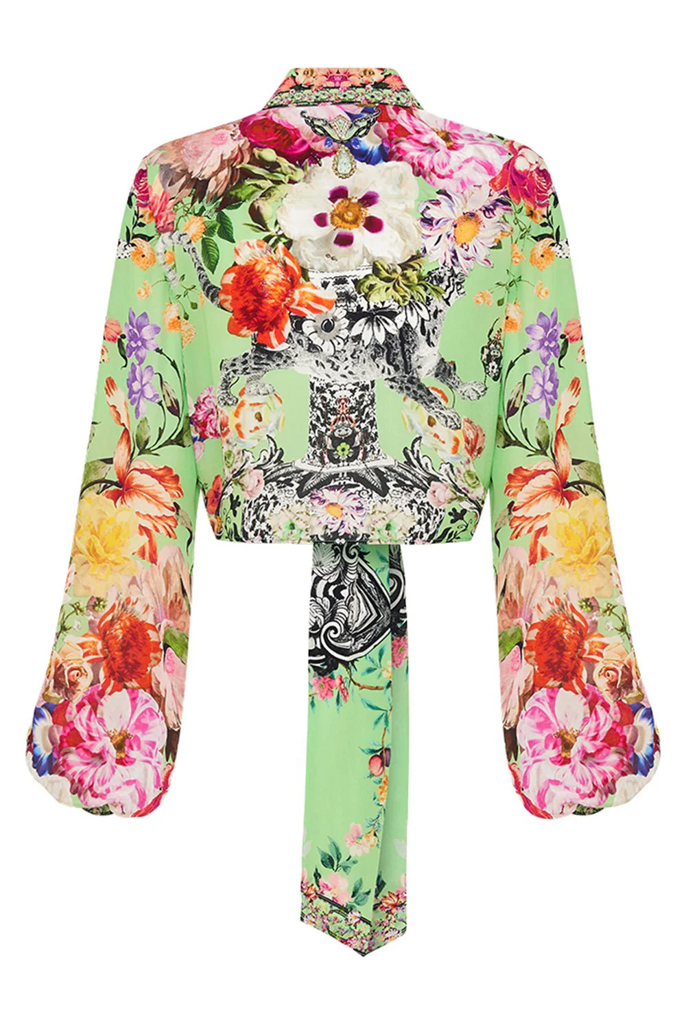 Cropped Wrap Shirt - Image 5