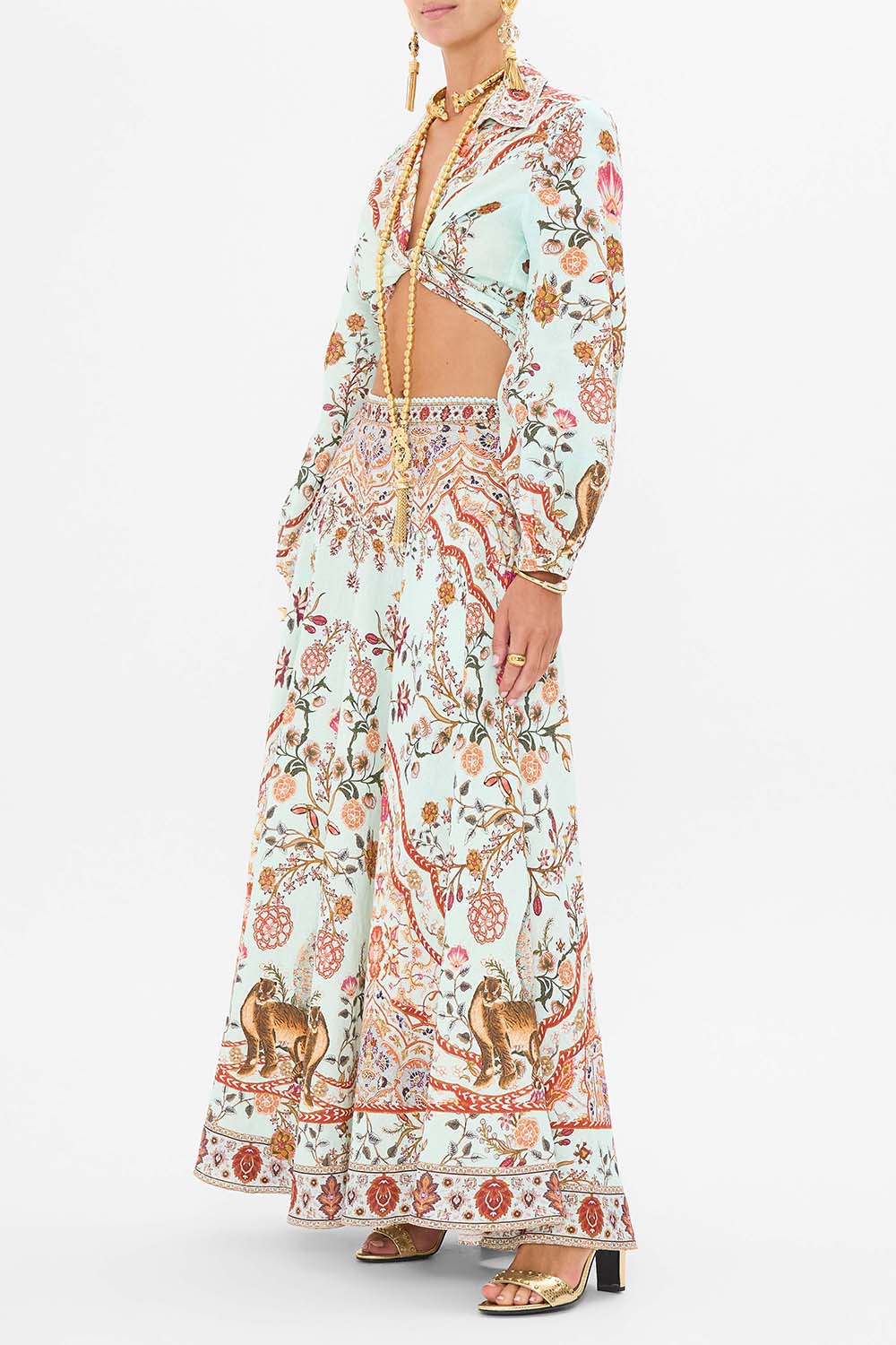 Cropped Wrap Shirt - Image 5