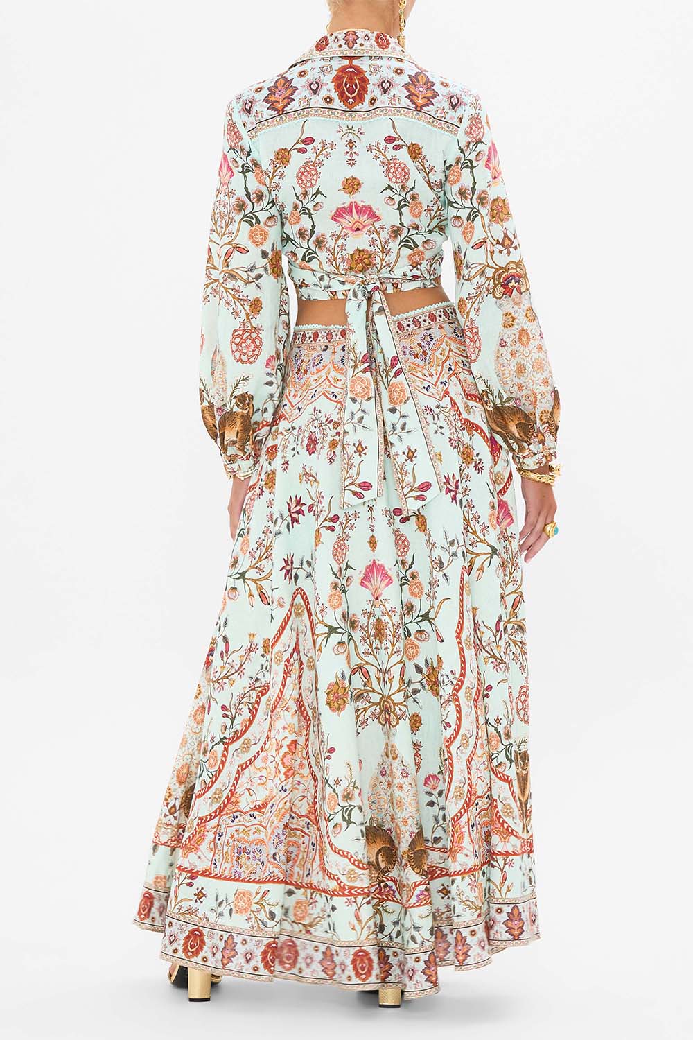 Cropped Wrap Shirt - Image 6