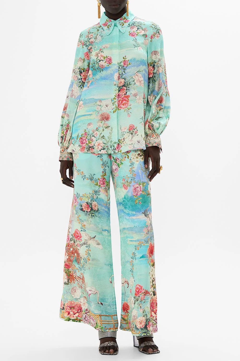 Curved Collar Blouse - Image 2