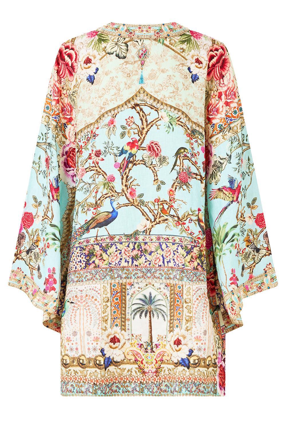 Deep V-Neck Hardware Short Kaftan - Image 9
