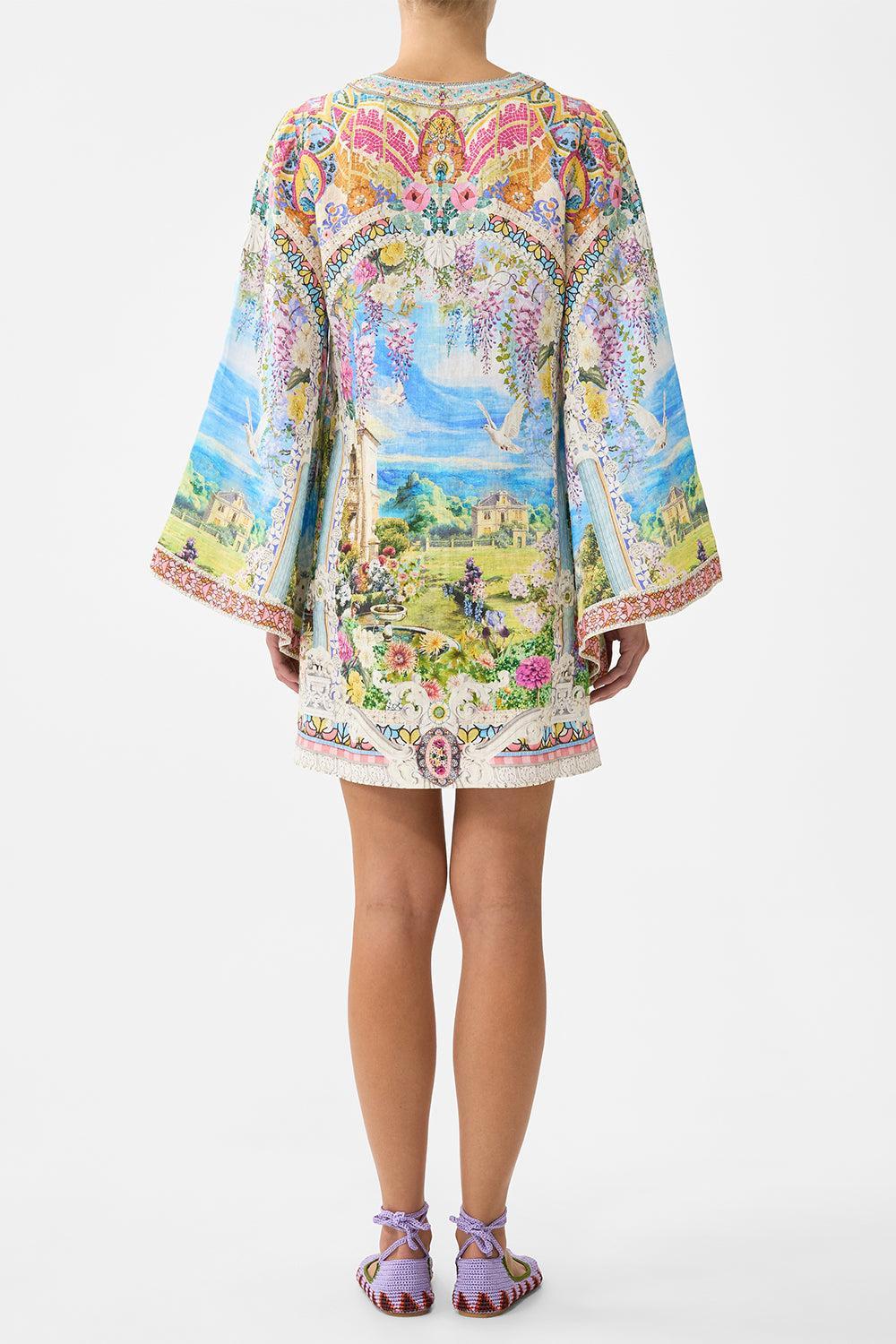 Deep V Short Kaftan - Image 6