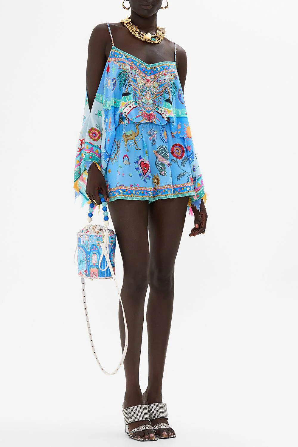 DROP SHOULDER PLAYSUIT - Image 2