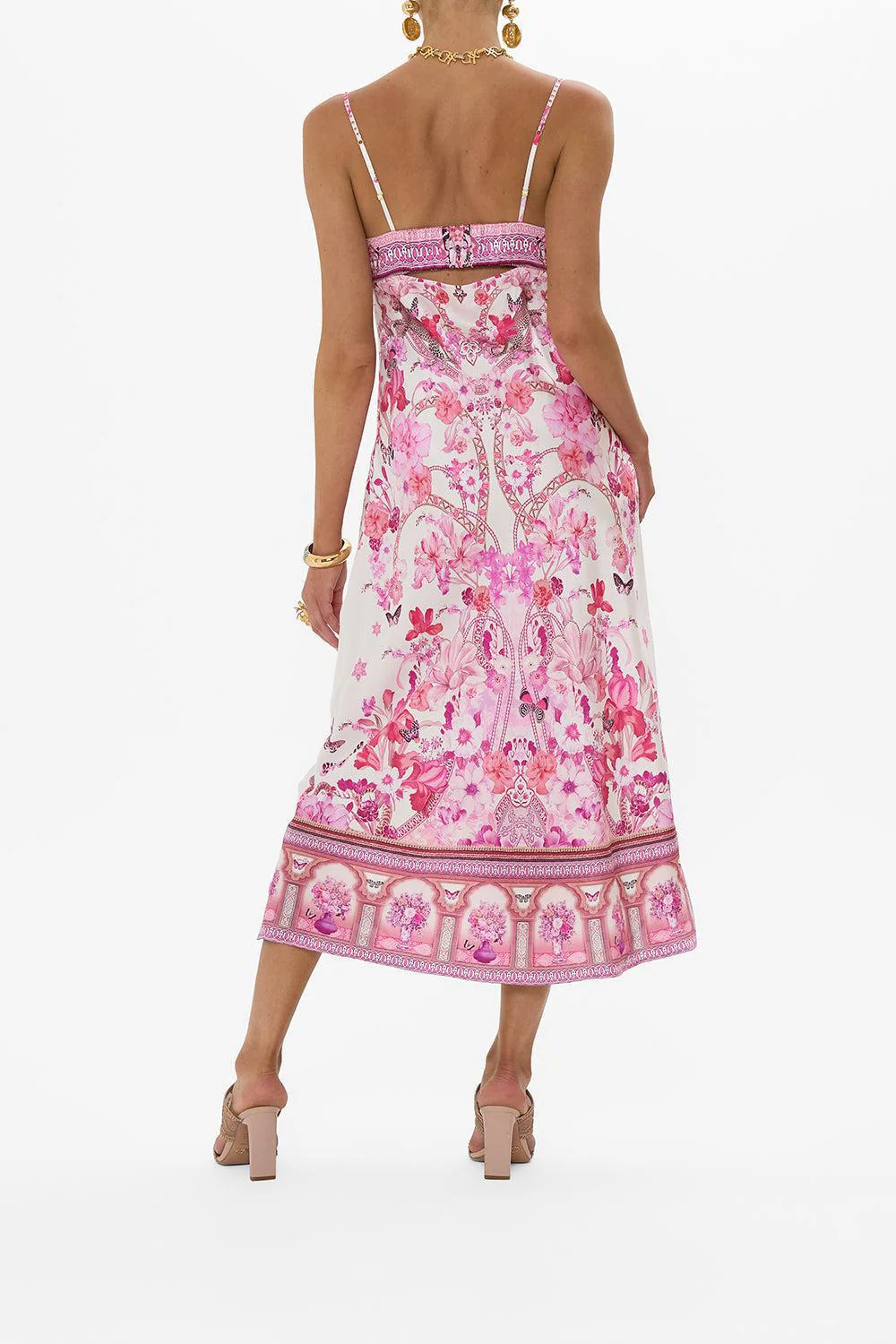 GATHERED BODICE BIAS DRESS - Image 4