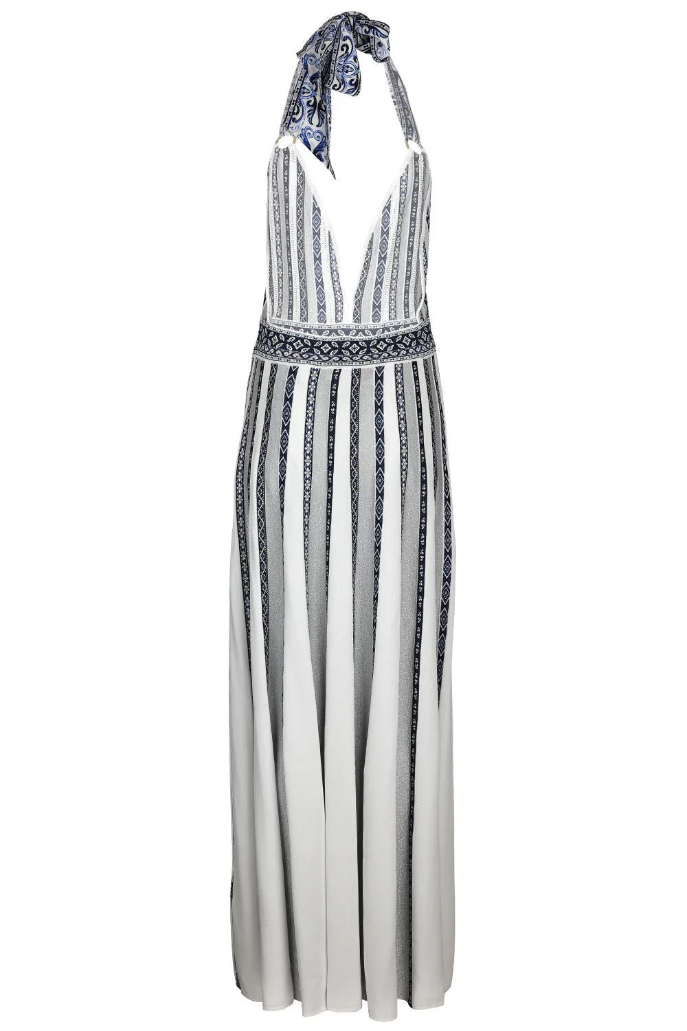 Halter Tie Knit Dress