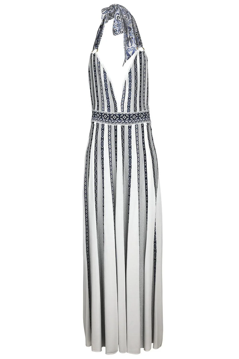 Halter Tie Knit Dress - Image 9