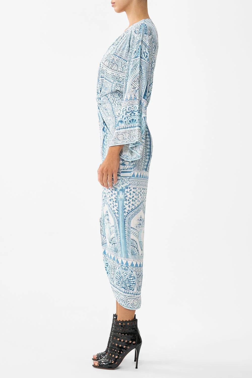Hi-Lo Split Front Twist Dress - Image 3