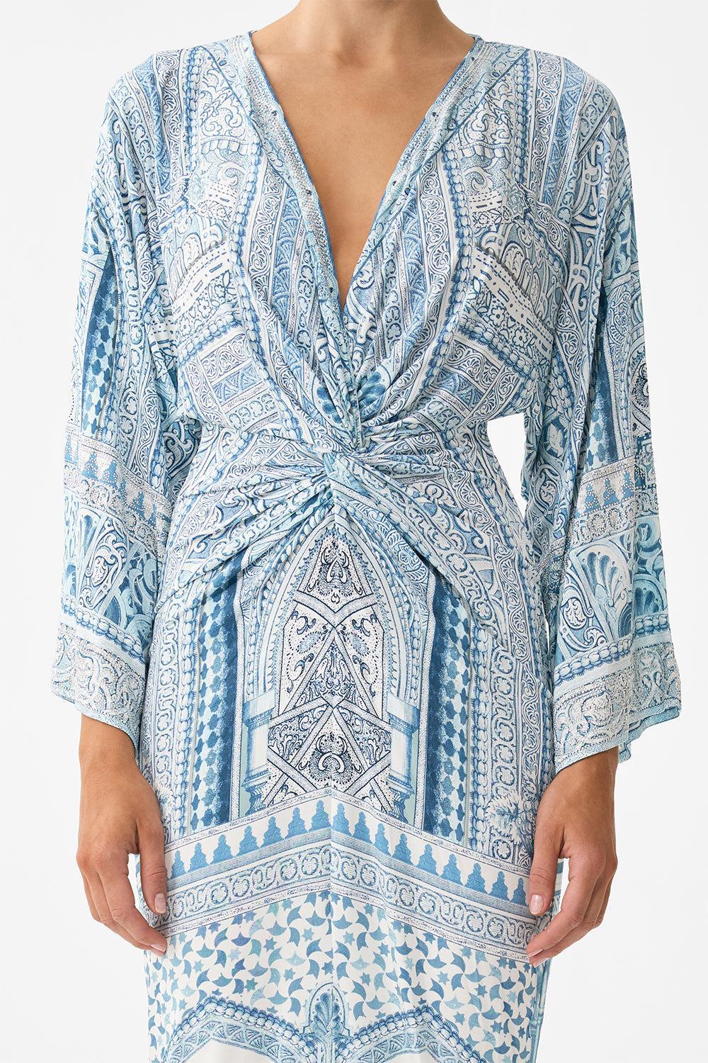 Hi-Lo Split Front Twist Dress - Image 5