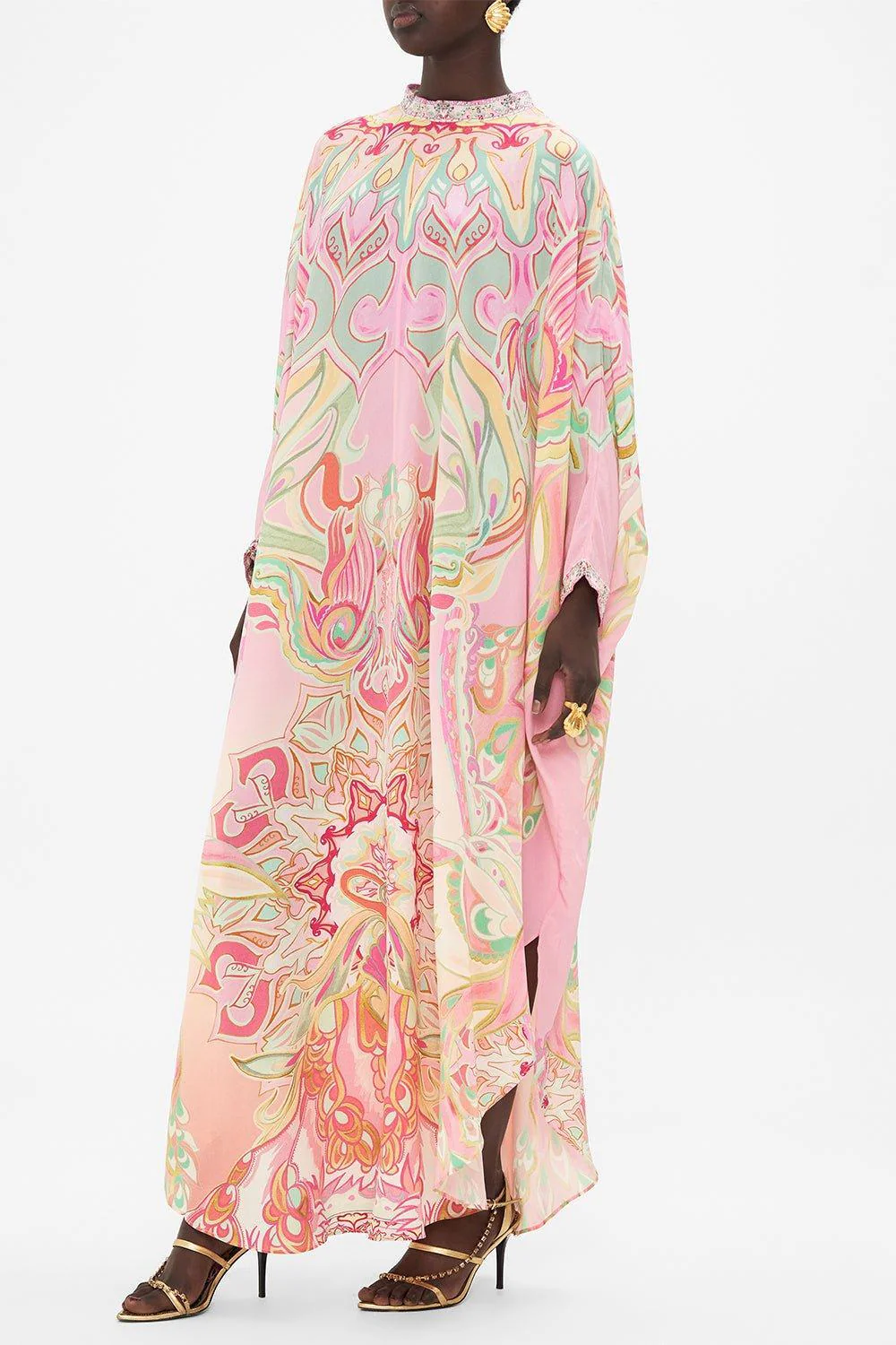 High Collar Tie Kaftan - Image 3