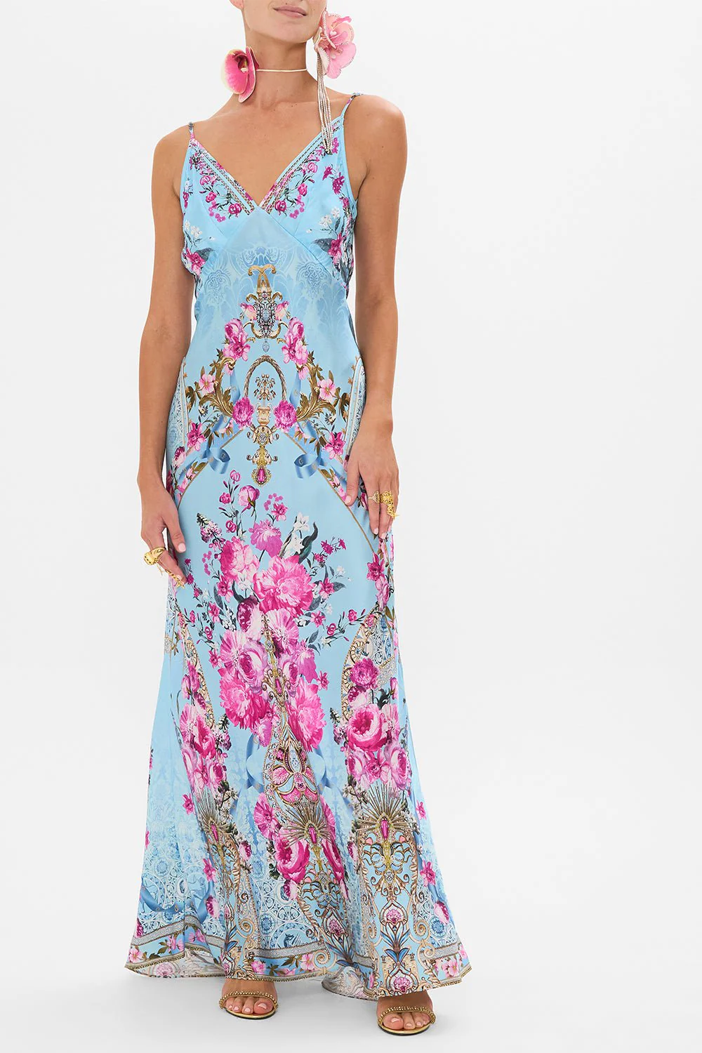 Long Bias Slip Dress - Image 2