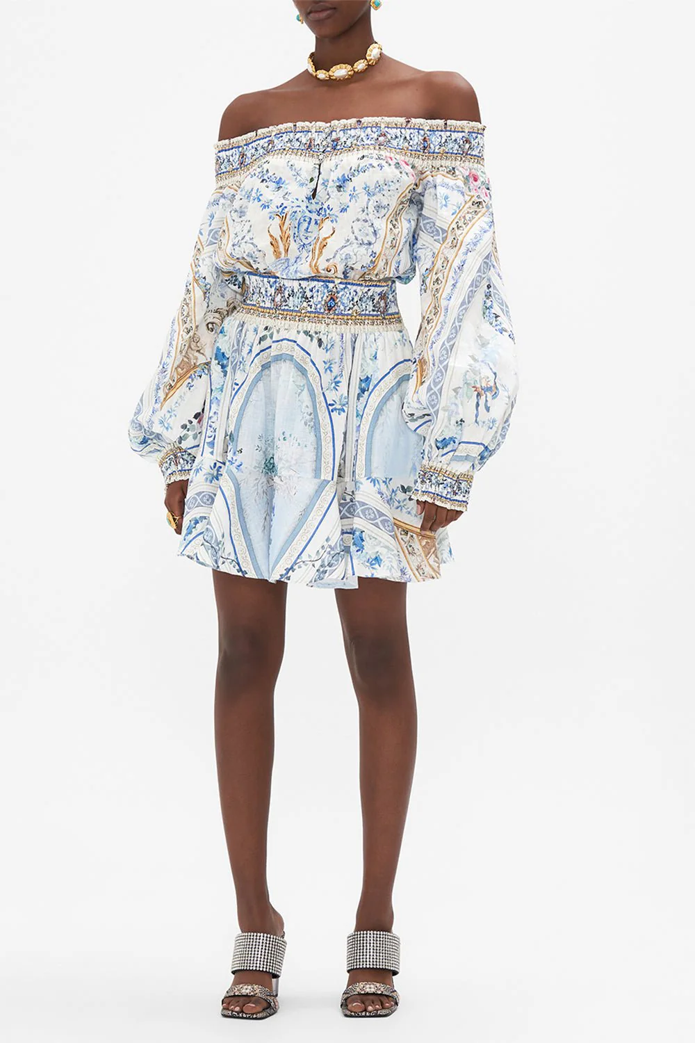 Off The Shoulder Short Dress - Image 3