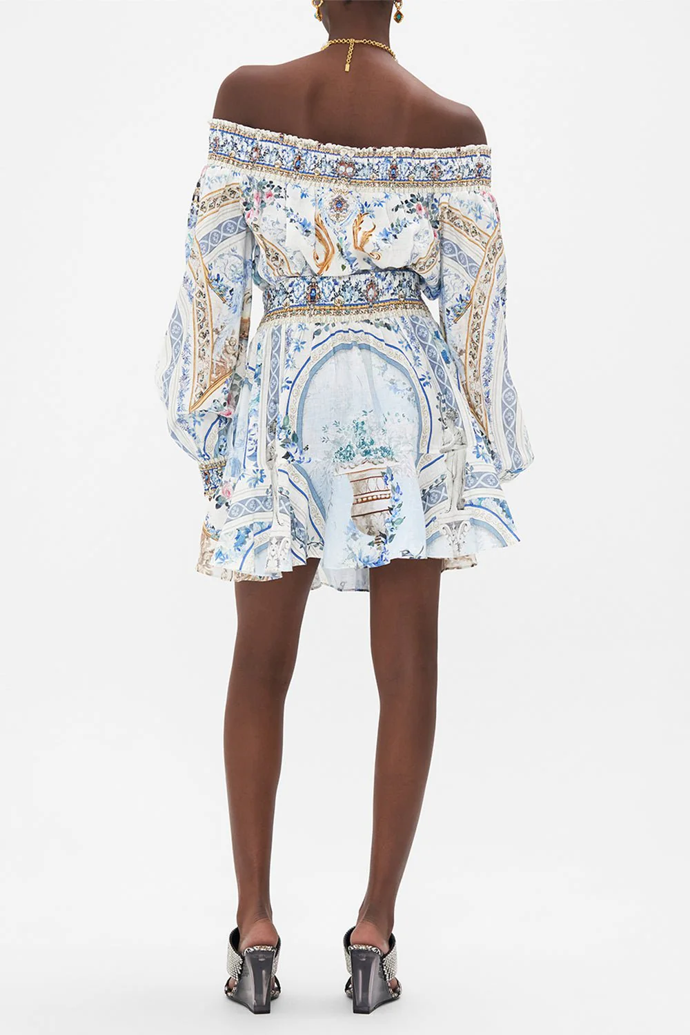 Off The Shoulder Short Dress - Image 4