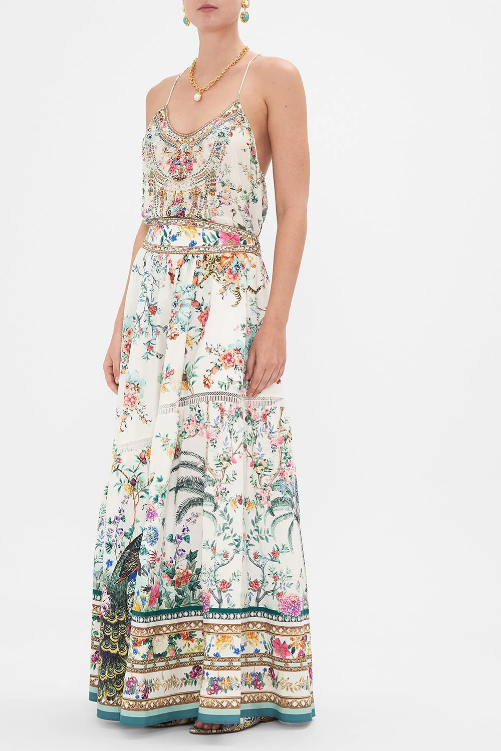 Shaped Seam Maxi Skirt - Image 3