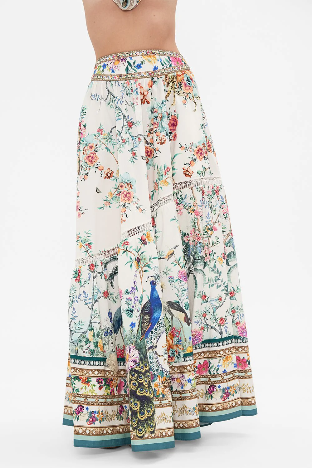 Shaped Seam Maxi Skirt - Image 4