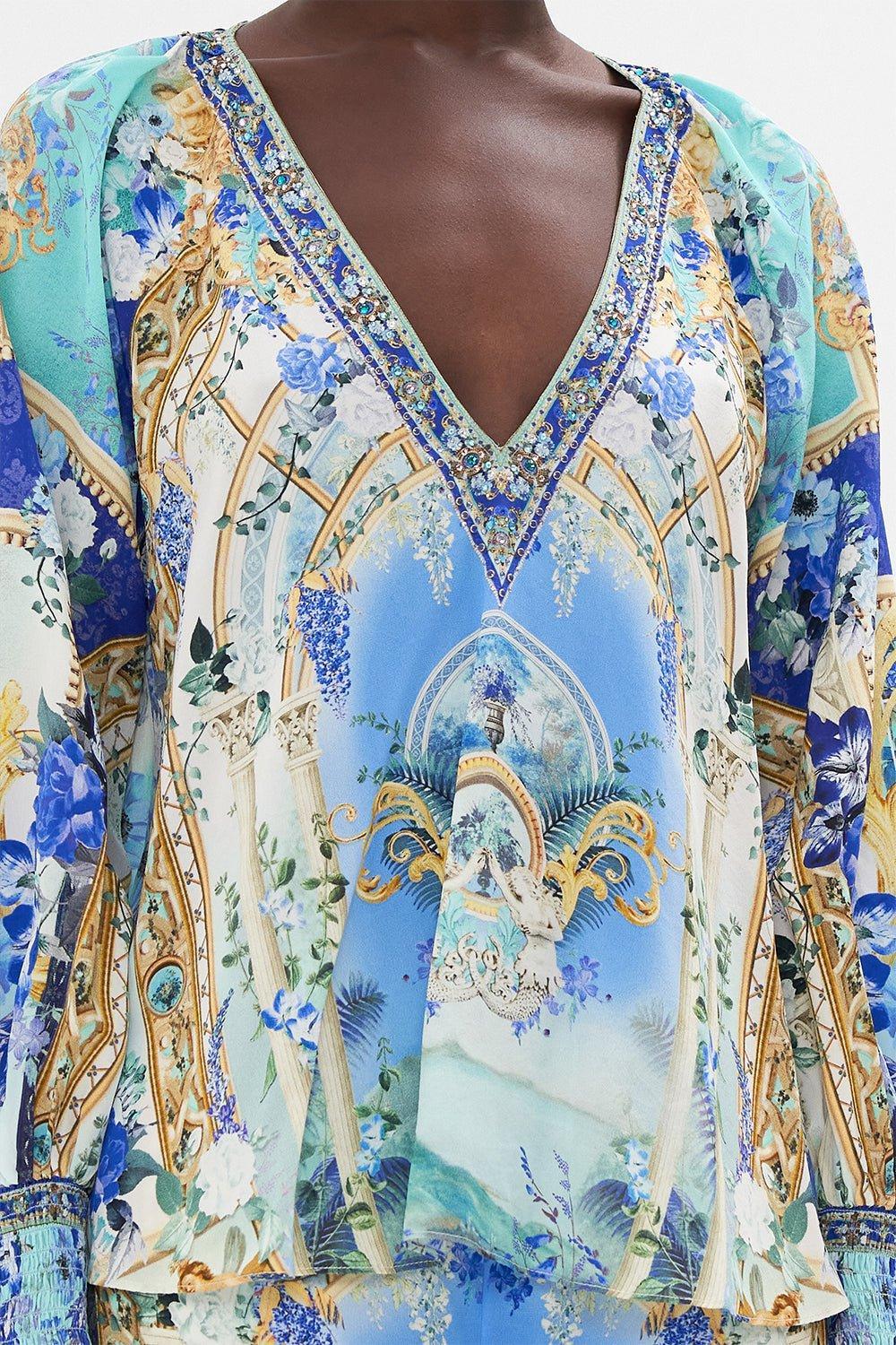 Shirred Cuff Blouse - Image 4