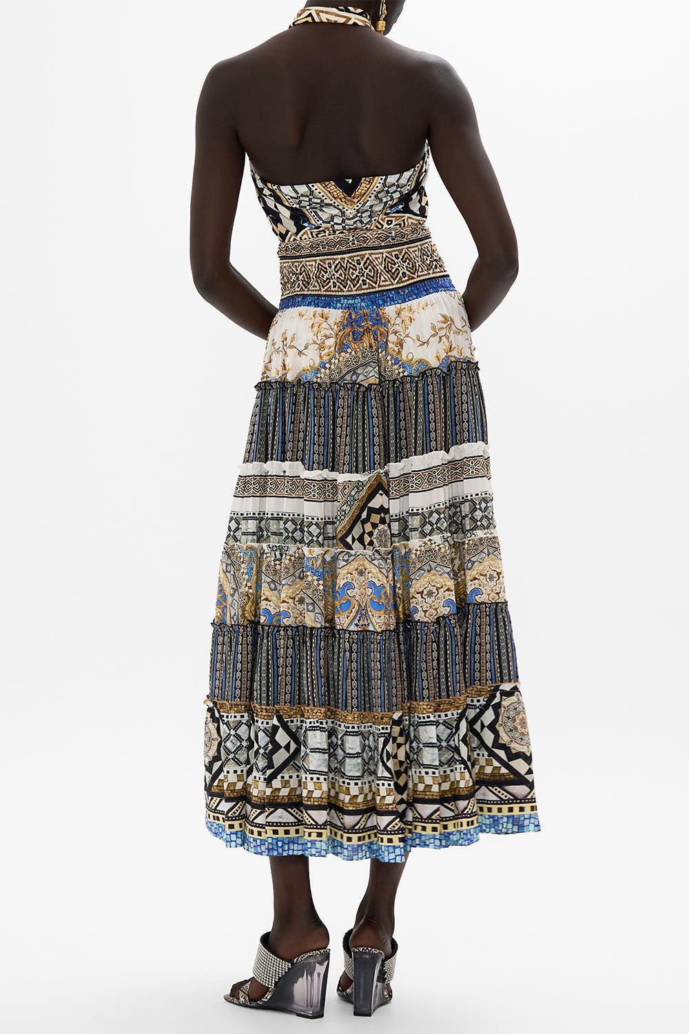 Shirred Waist Tiered Circle Skirt - Image 5