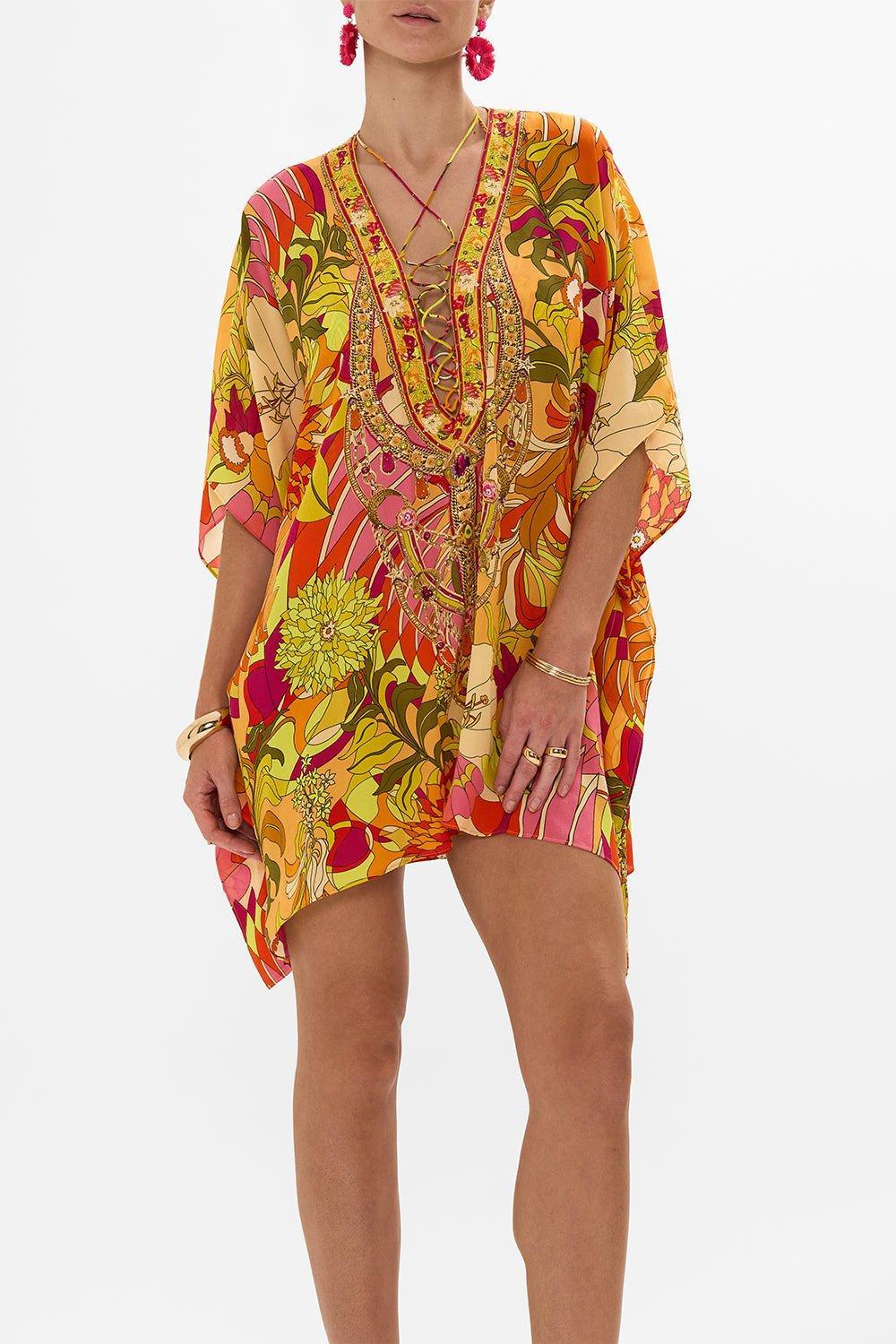 Short Lace Up Kaftan - Image 2