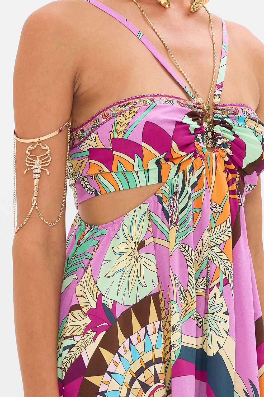 Sleeveless Cut Out Dress - Image 3