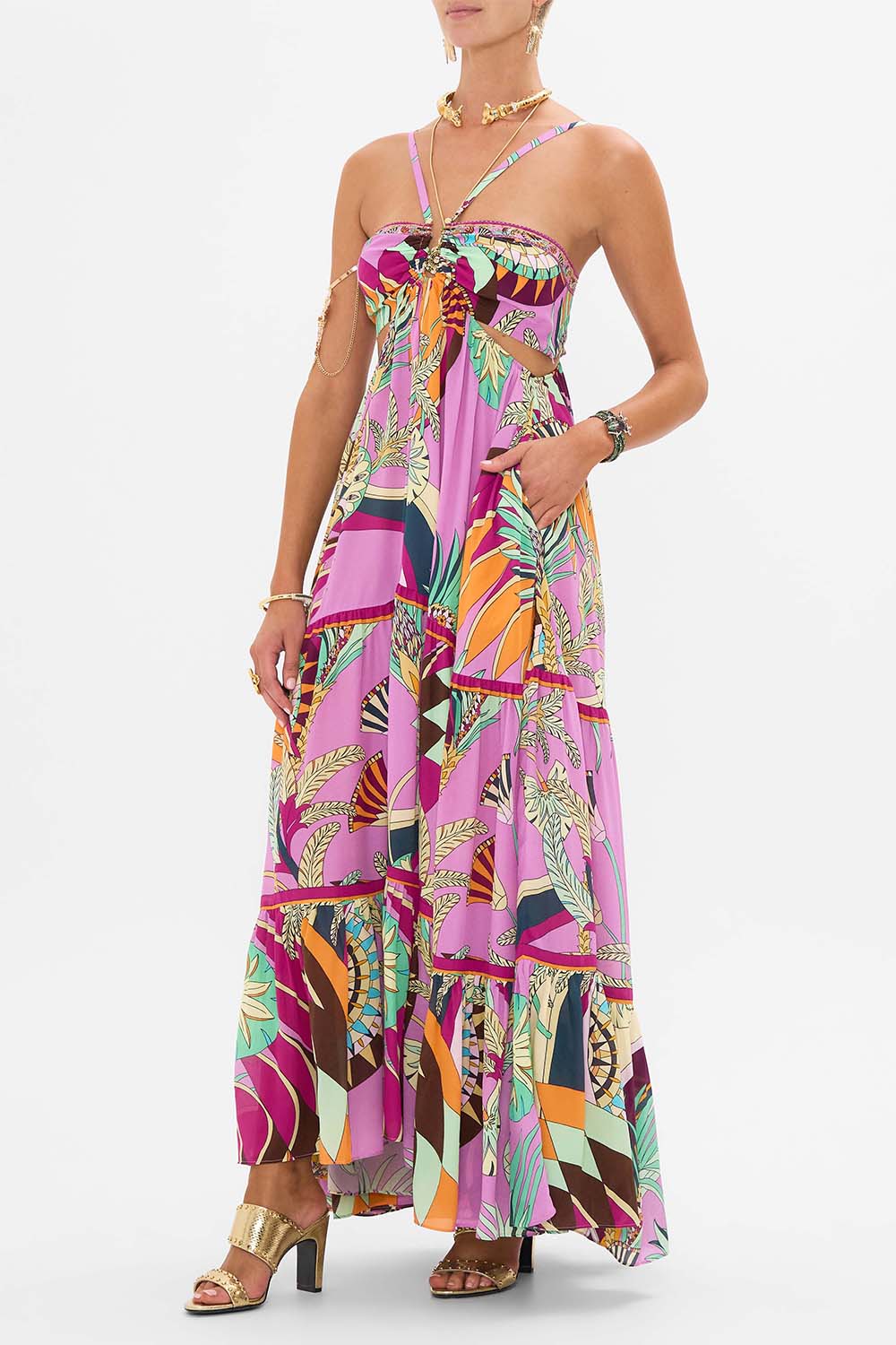 Sleeveless Cut Out Dress - Image 5
