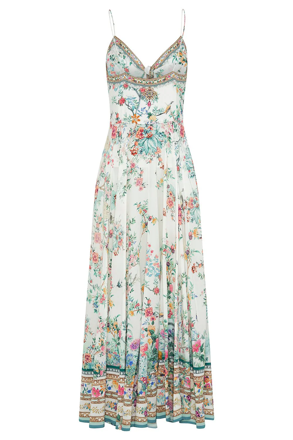 Tie Front Long Dress - Image 7