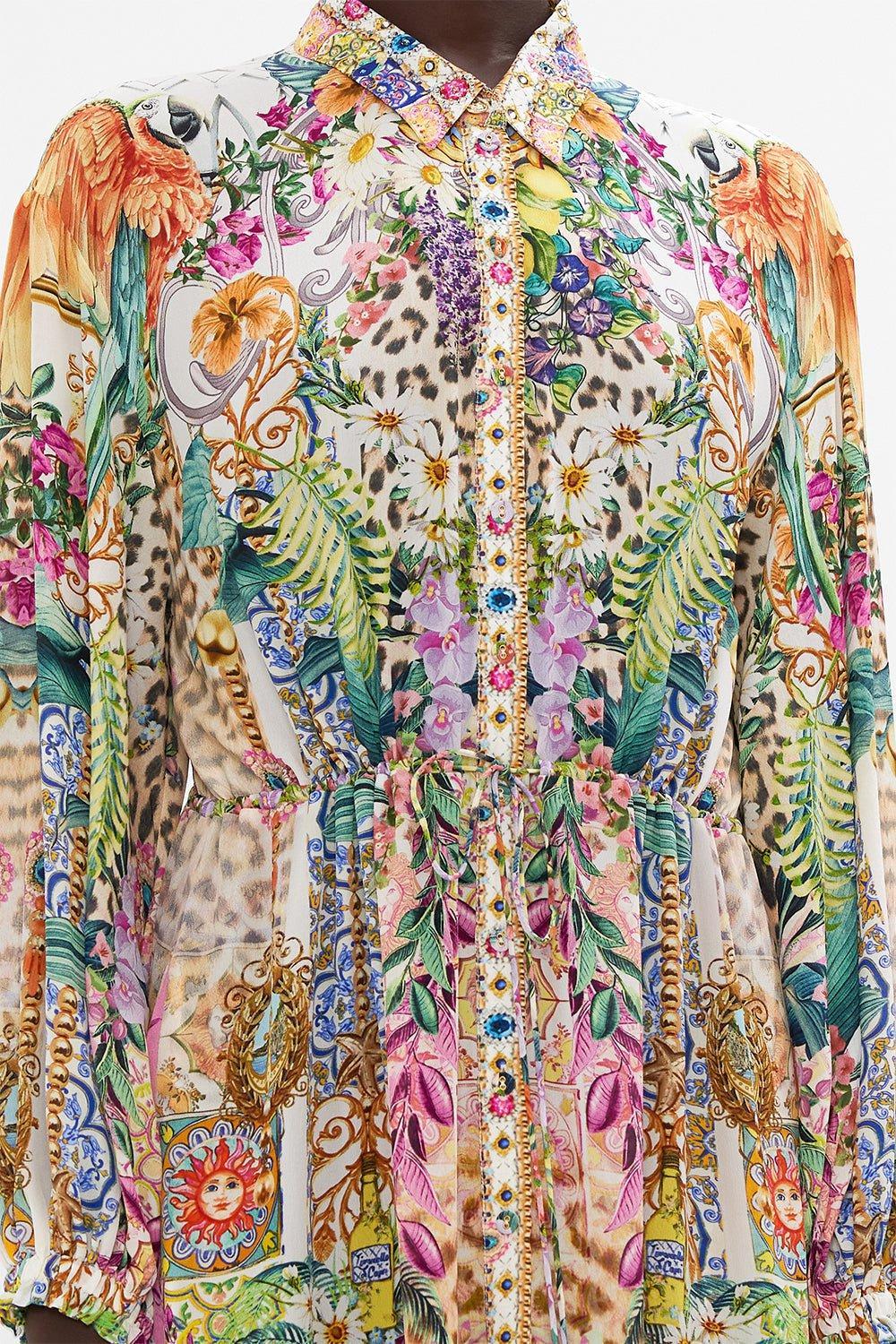 Tiered Shirt Dress - Image 5