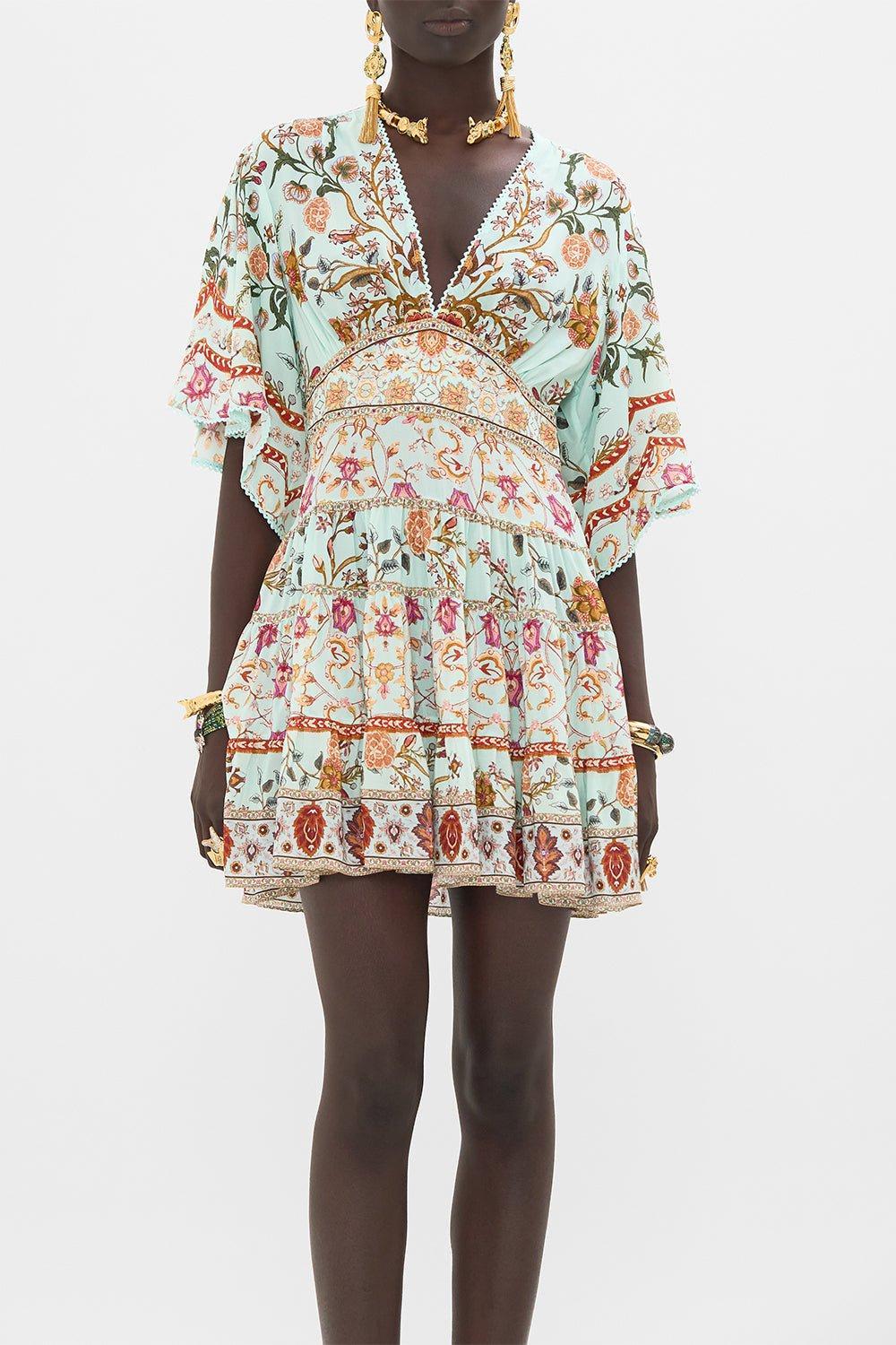 Tiered Skirt Mini Dress - Image 2