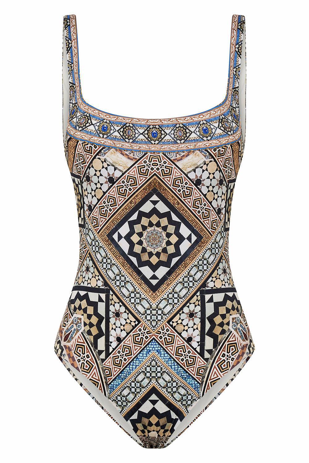 Underwire Square Neck One Piece