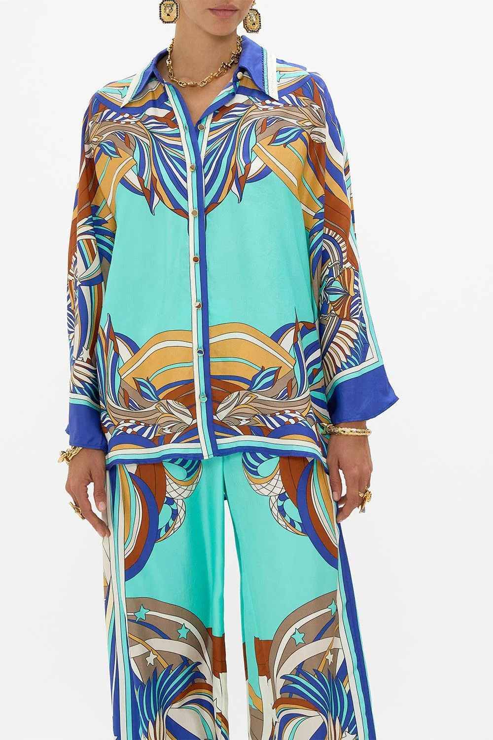 Wide Sleeve Blouse - Image 2
