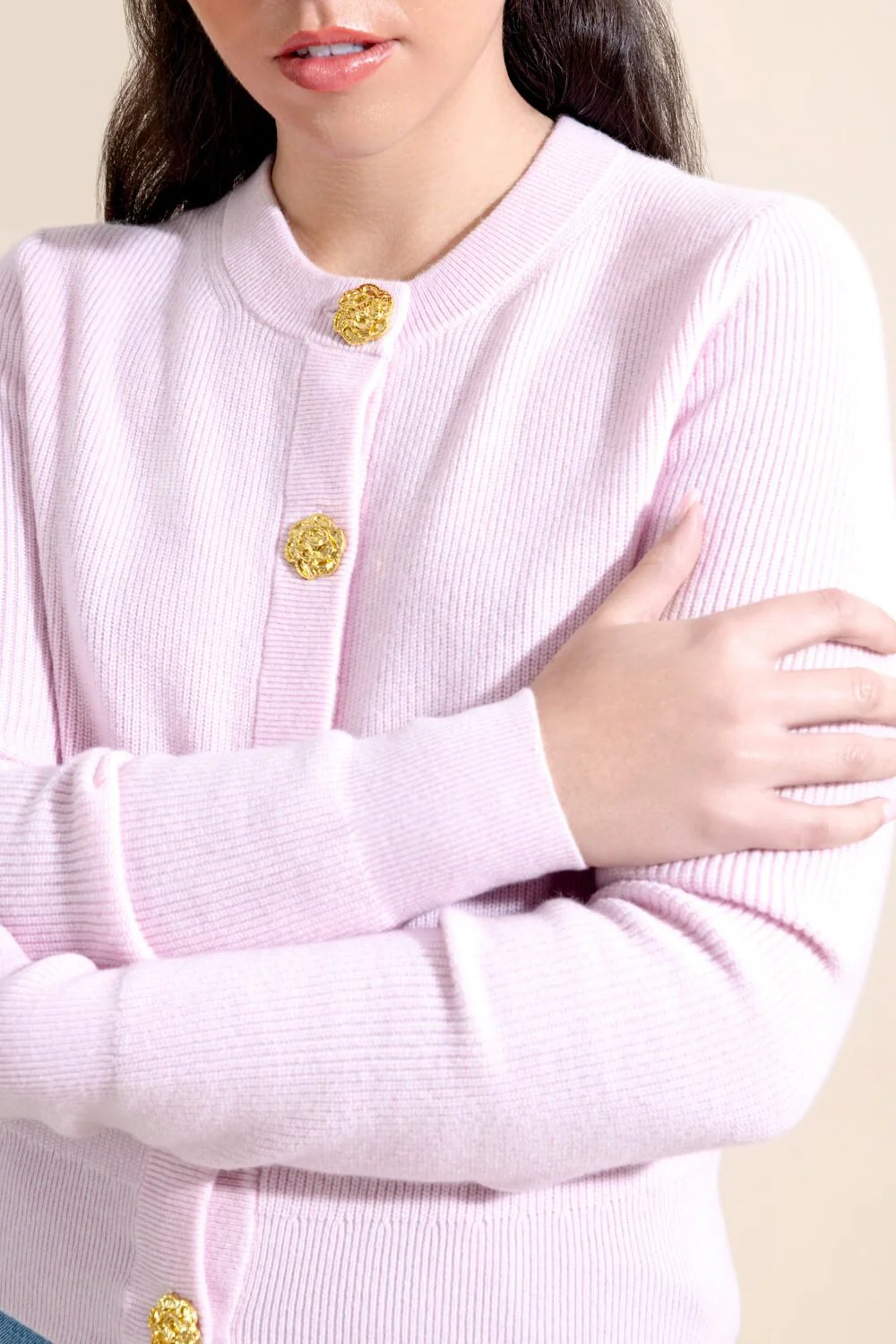 Ellery Cardigan - Petal Pink - Image 3