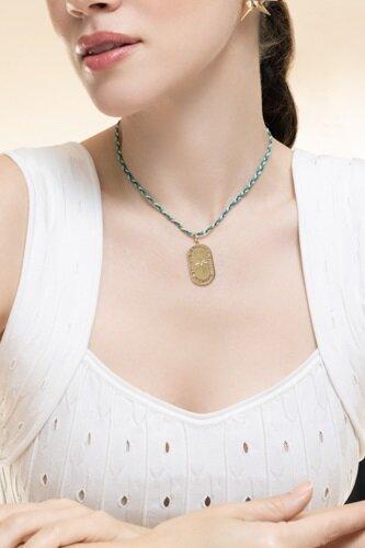 Diamond Oval Je T'adore Pendant - Image 2