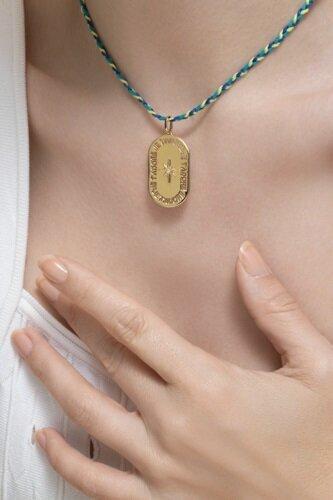 Diamond Oval Je T'adore Pendant - Image 3