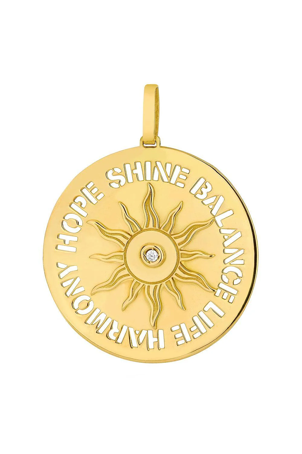 Diamond Sun Pendant