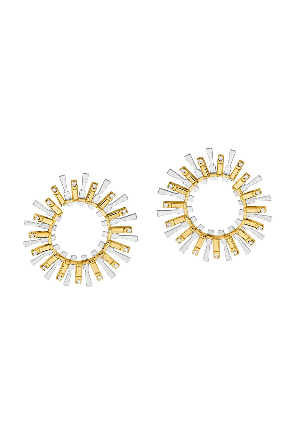 Diamond Valentim Hoop Earrings