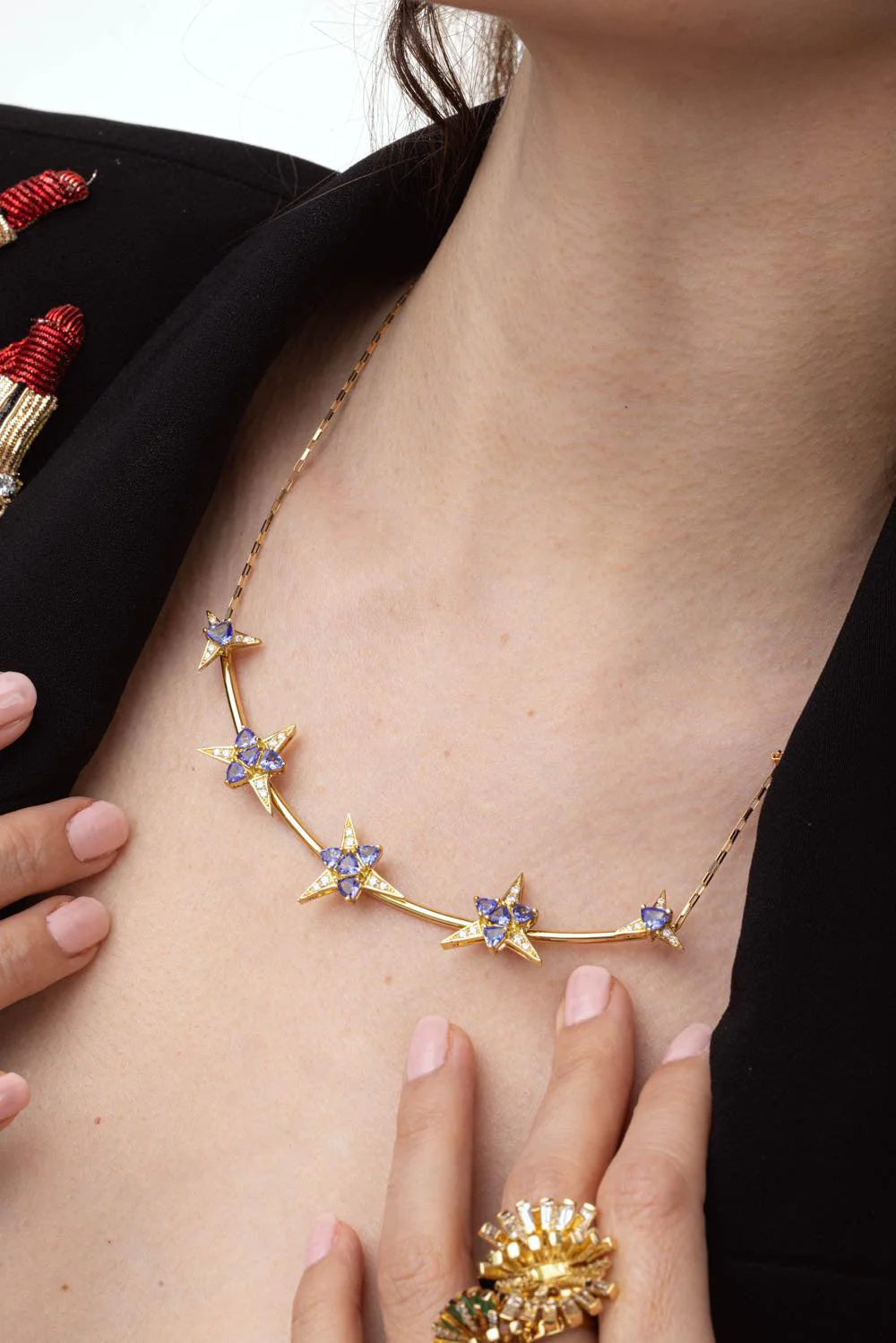 Galactic Star Tanzanite Necklace - Image 4