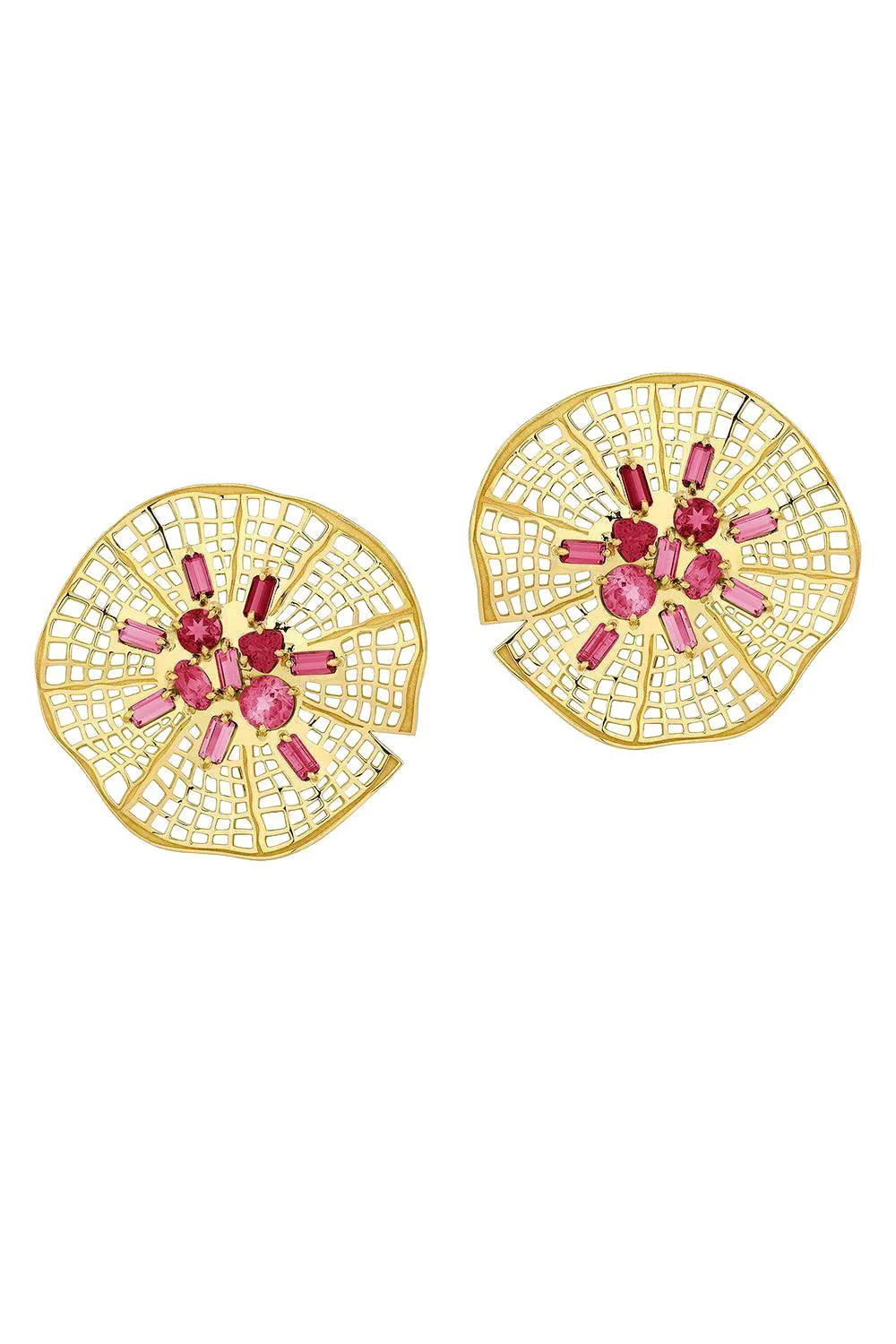 Pink Tourmaline Secret Garden Vitoria Earrings