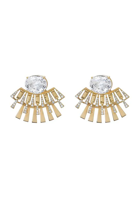 Morganite Valentim Earrings