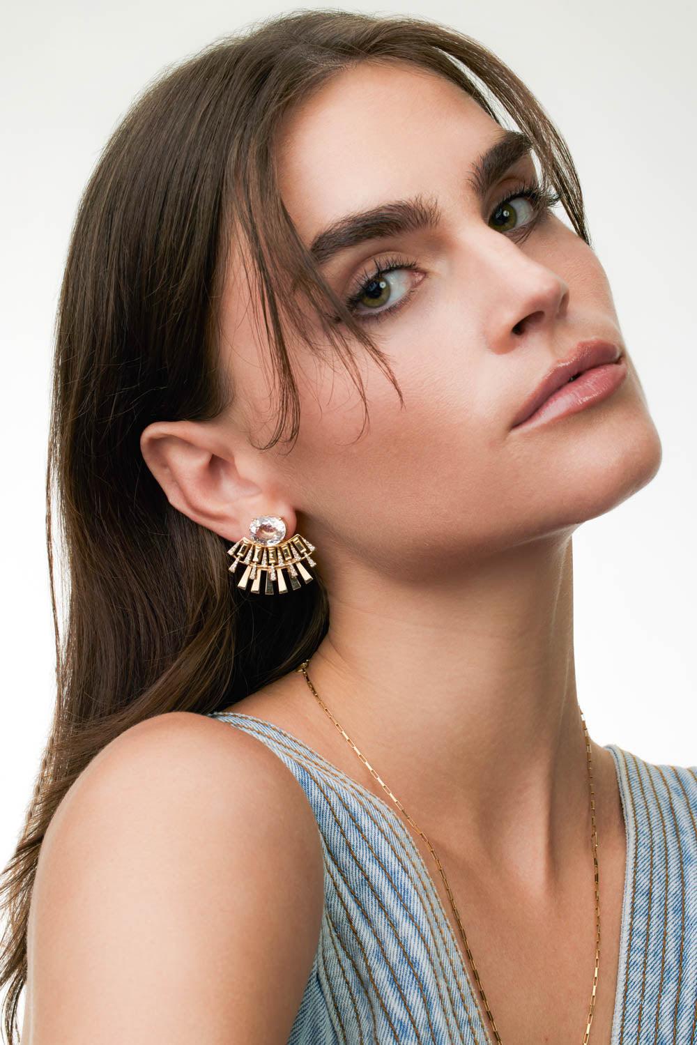 Morganite Valentim Earrings - Image 2