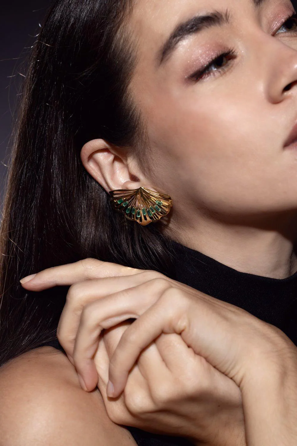 Nouveau Baguette Earrings - Image 3