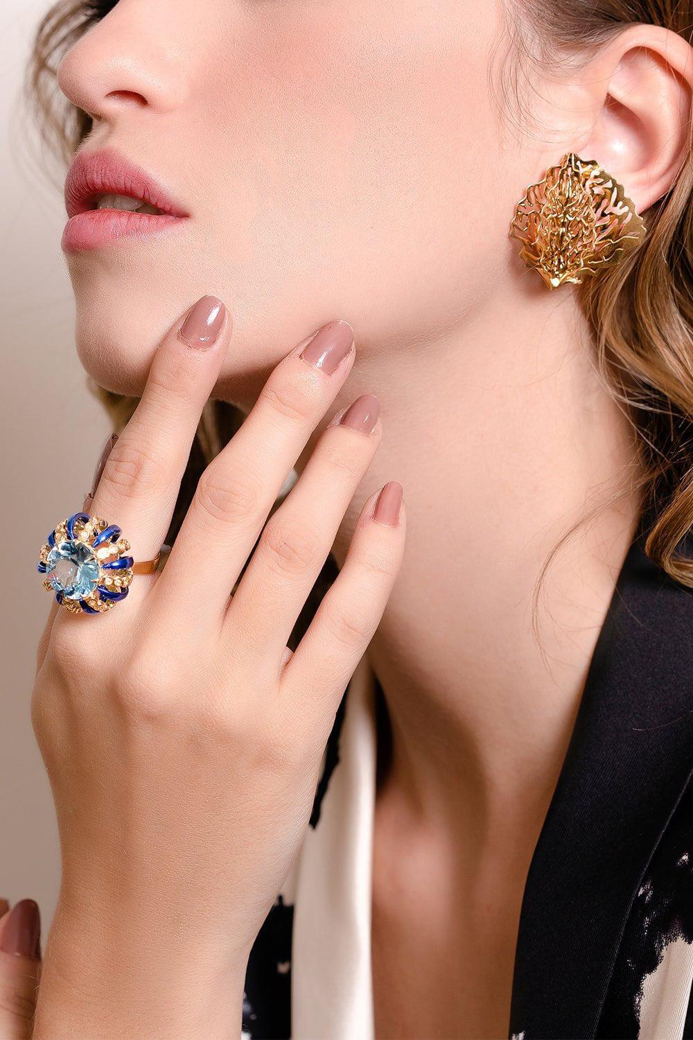 Petal Stone Earring Plates - Image 2