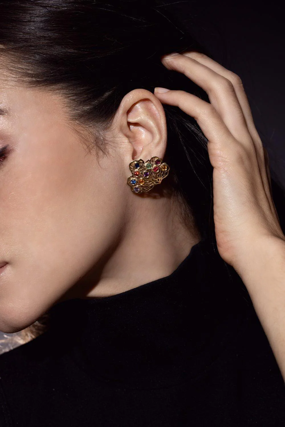 Petal Stone Earrings - Image 5