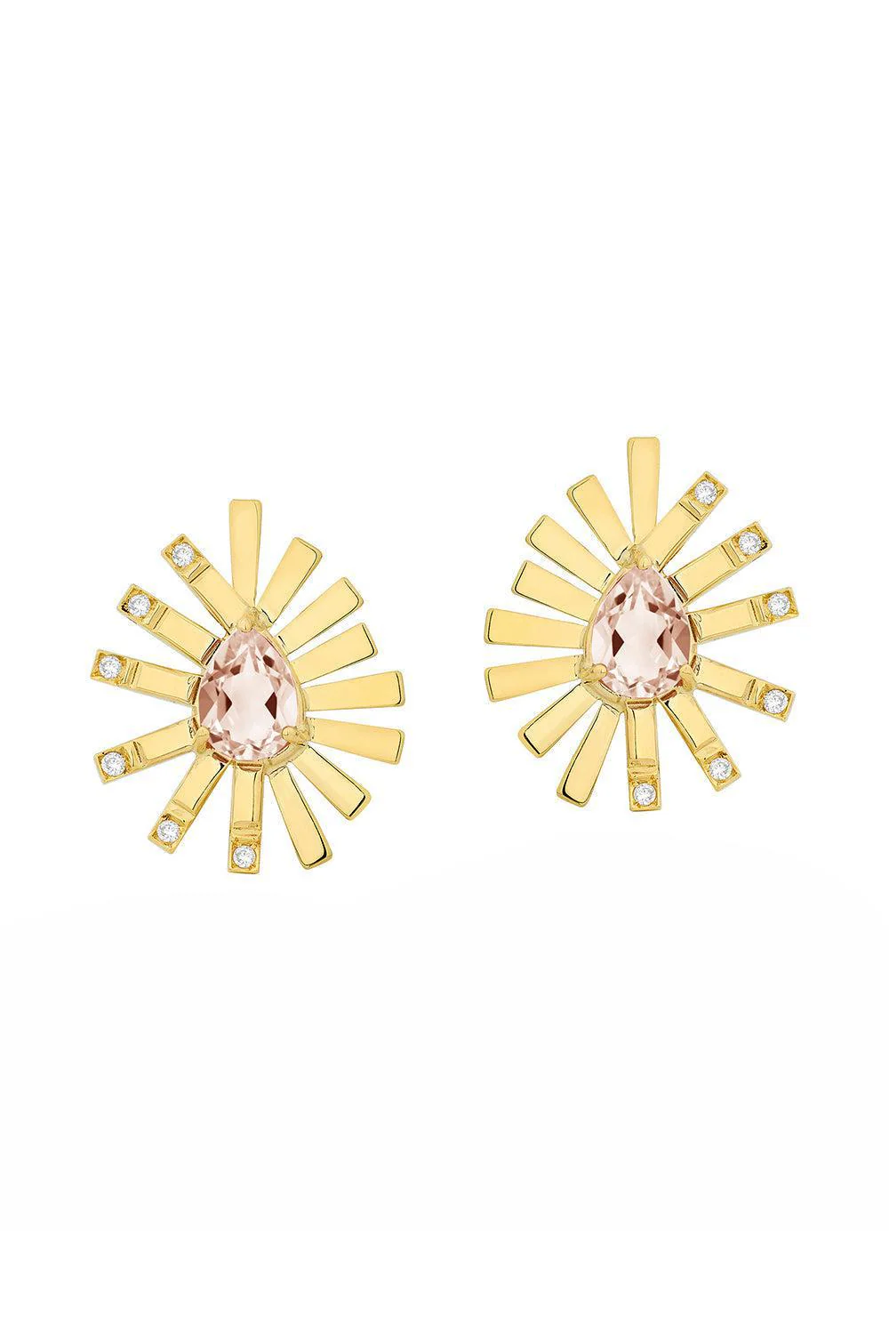 Pink Tourmaline Mini La Belle Duo Earrings