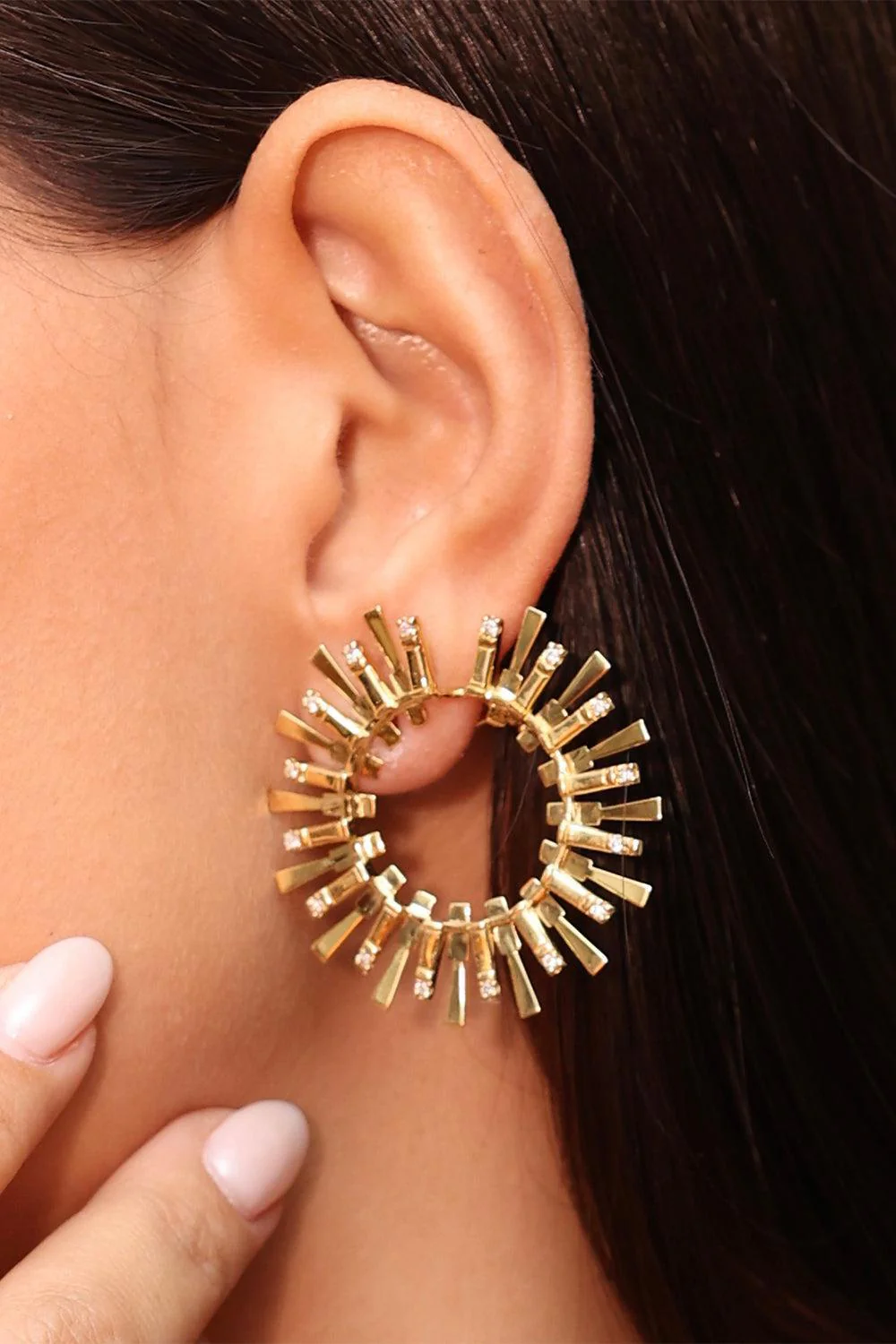 Valentim Twisted Hoops - Image 2