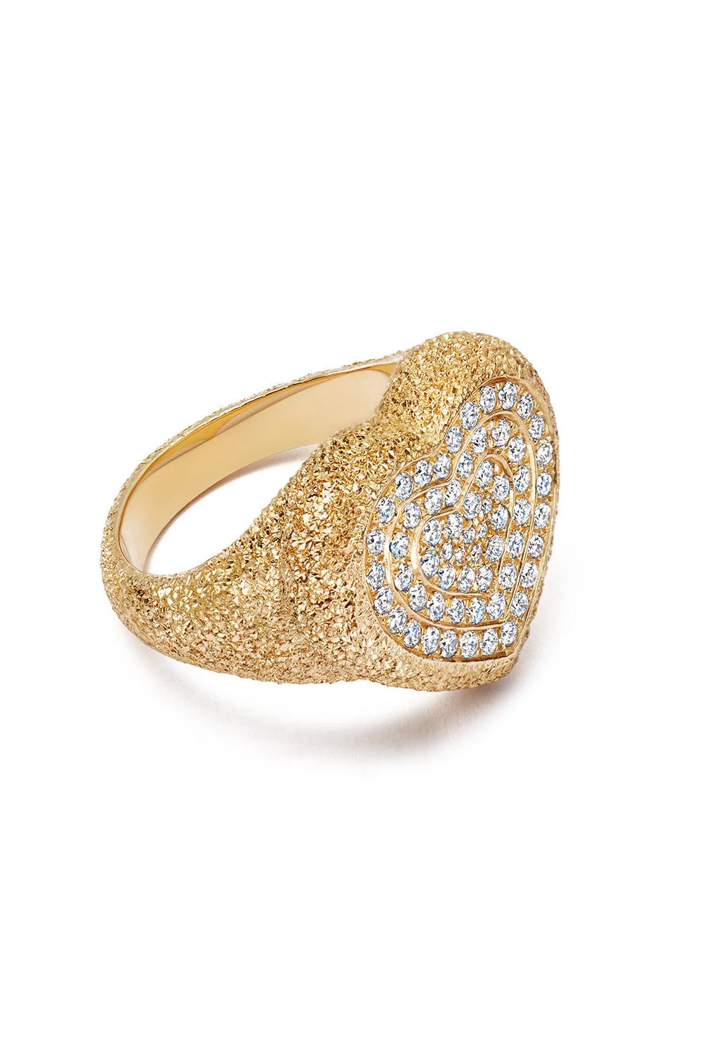 Diamond Pavé Cuore Ring - Image 5