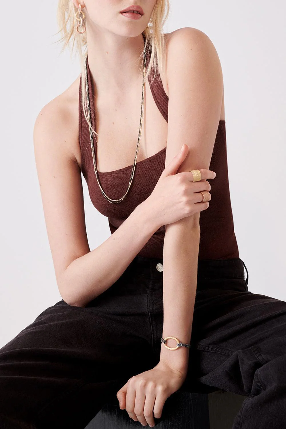 Discoball Necklace - Trigold - Image 2
