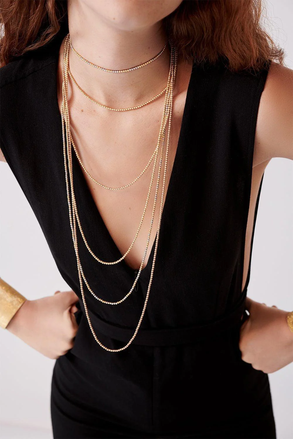 Discoball Necklace - Yellow Gold - Image 2