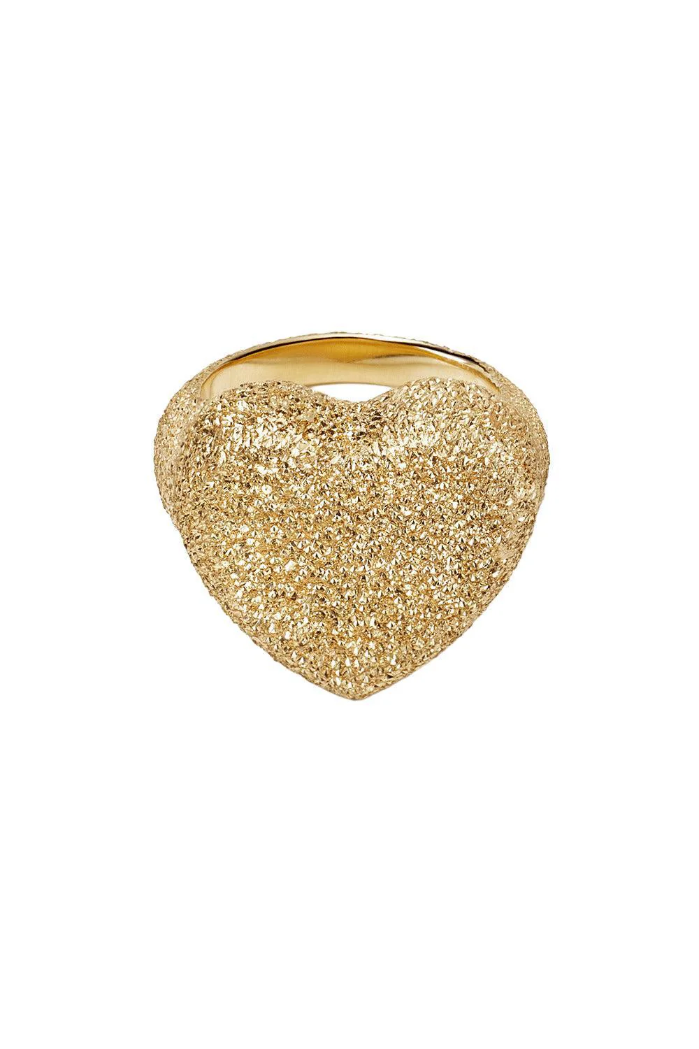 Florentine Finish Cuore Ring