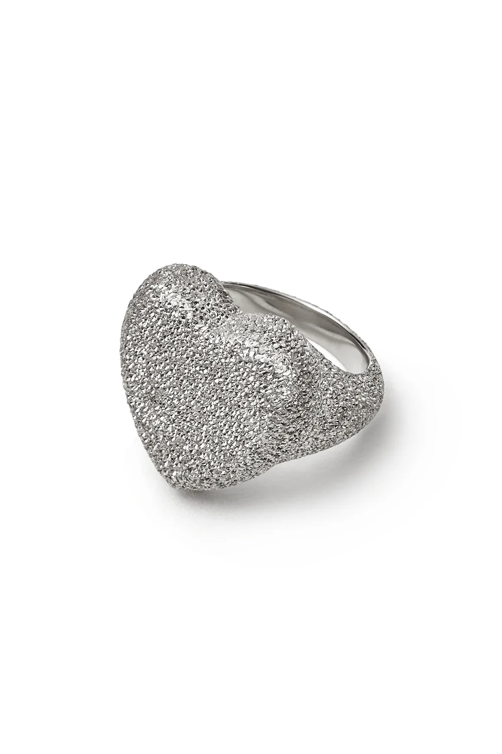 Florentine Finish Cuore Ring - Image 7