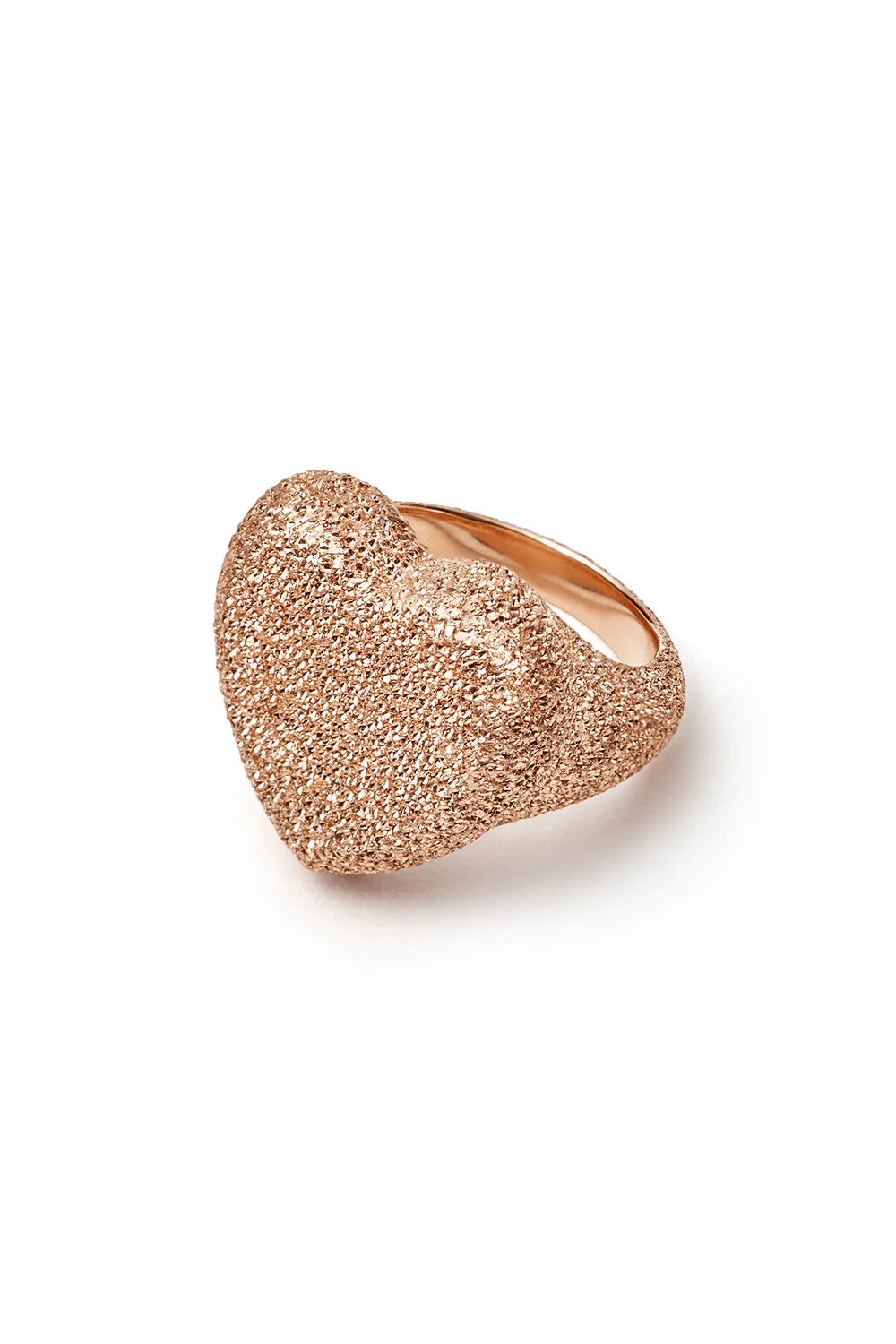 Florentine Finish Cuore Ring - Image 8